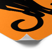 不気味ハローウィンパーティファンキーカルドロンウィッチハット ポスター (角)