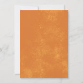 不気味ハローウィンパーティブラック 招待状 (裏面)