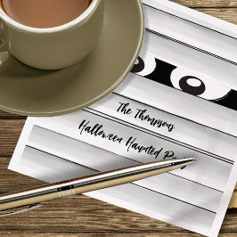 不気味ハローウィンパーティミミカスタムー スタンダードカクテルナプキン