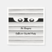 不気味ハローウィンパーティミミカスタムー スタンダードカクテルナプキン (正面)