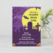 不気味ハローウィンパーティ招待状 招待状 (スタンド正面)