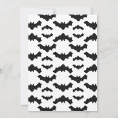 不気味ハローウィンパーティ招待状 招待状 (裏面)