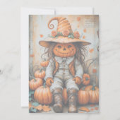 不気味ハローウィンパーティ招待状 招待状 (裏面)