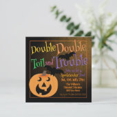 不気味ハローウィンパーティ招待状 招待状 (スタンド正面)