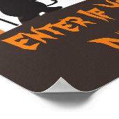 不気味ハローウィンパーティ歓迎ポスター ポスター (角)