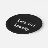 不気味ハローウィンパーティ紙プレート ペーパープレート (アングル)