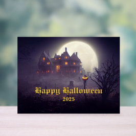 不気味ハローウィンパーティ アクリルサイン