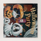 不気味ハローウィンパーティ ジグソーパズル (横)