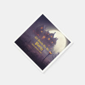 不気味ハローウィンパーティ スタンダードカクテルナプキン (角)