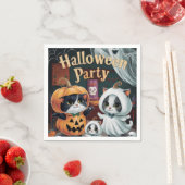 不気味ハローウィンパーティ スタンダードカクテルナプキン (インサイチュ)