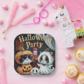 不気味ハローウィンパーティ ペーパープレート (パーティー)