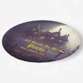 不気味ハローウィンパーティ ペーパープレート (アングル)