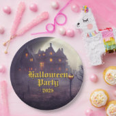 不気味ハローウィンパーティ ペーパープレート (パーティー)