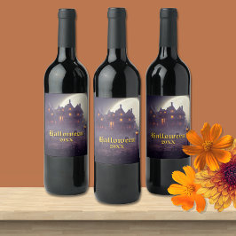 不気味ハローウィンパーティ ワインラベル