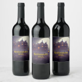 不気味ハローウィンパーティ ワインラベル (ボトル)