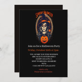 不気味ハローウィンパーティ 招待状 (正面/裏面)