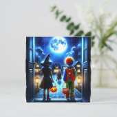 不気味ハローウィンパーティ 招待状 (スタンド正面)