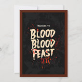 不気味ハローウィンパーティ 招待状 (裏面)