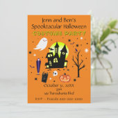 不気味ハローウィンパーティ 招待状 (スタンド正面)