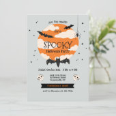 不気味ハローウィンパーティ 招待状 (スタンド正面)