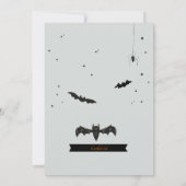 不気味ハローウィンパーティ 招待状 (裏面)