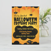 不気味ハローウィンパーティ 招待状 (スタンド正面)