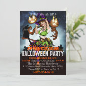 不気味ハローウィンパーティ 招待状 (スタンド正面)