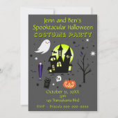 不気味ハローウィンパーティ 招待状 (正面)
