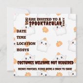 不気味ハローウィンパーティ 招待状 (裏面)