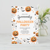 不気味ハローウィンパーティ 招待状 (スタンド正面)