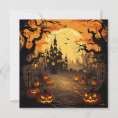 不気味ハローウィンパーティ 招待状 (裏面)