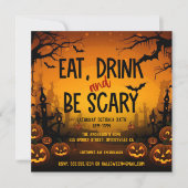 不気味ハローウィンパーティ 招待状 (正面)