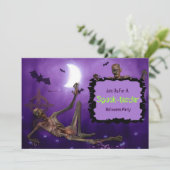 不気味ハローウィンパーティ 招待状 (スタンド正面)