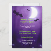 不気味ハローウィンパーティ 招待状 (裏面)