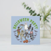 不気味ハローウィンパーティ 招待状 (スタンド正面)