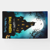 不気味ハ幽霊のよく出るウスハッピーハローウィンパーティー 横断幕 (横)