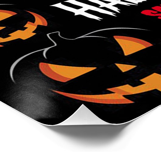 不気味ハ幽霊のよく出るウスハローウィンパーティデザイン ポスター (コーナー)