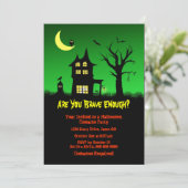 不気味ハ幽霊のよく出るウスハローウィンパーティ 招待状 (スタンド正面)