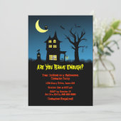 不気味ハ幽霊のよく出るウスハローウィンパーティ 招待状 (スタンド正面)