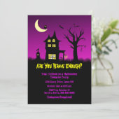 不気味ハ幽霊のよく出るウスハローウィンパーティ 招待状 (スタンド正面)