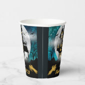 不気味ハ幽霊のよく出るウスハローウィンパーティ 紙コップ (右)