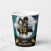 不気味ハ幽霊のよく出るウスハローウィンパーティ 紙コップ (正面)