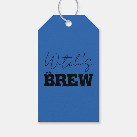 不気味ハ幽霊のよく出るウス&ウィッチシルエット | ギフトタグ (正面)