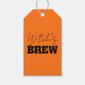 不気味ハ幽霊のよく出るウス&ウィッチシルエット | ギフトタグ (正面)