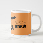 不気味ハ幽霊のよく出るウス&ウィッチシルエット | ジャンボコーヒーマグカップ (右)