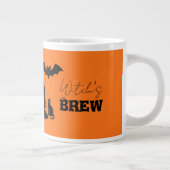 不気味ハ幽霊のよく出るウス&ウィッチシルエット | ジャンボコーヒーマグカップ (右)