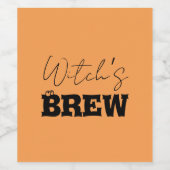 不気味ハ幽霊のよく出るウス&ウィッチシルエット | ワインラベル (シングルラベル)