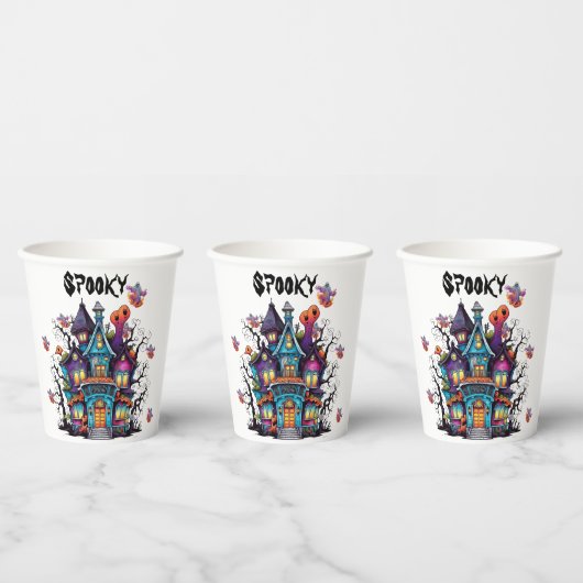 不気味ハ幽霊のよく出るウス 紙コップ (複数)