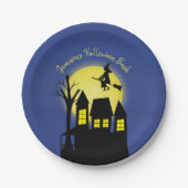 不気味ハ幽霊のよく出るロウィンカスタム ペーパープレート (正面)