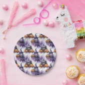 不気味パンプキンス、ハロウィーンパターン ペーパープレート (パーティー)